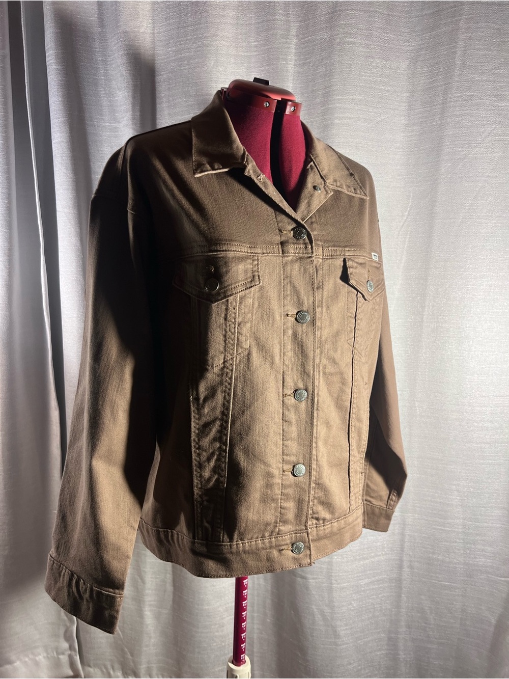 Levi's Brown Denim Trucker Jacket - Women's Casual Style